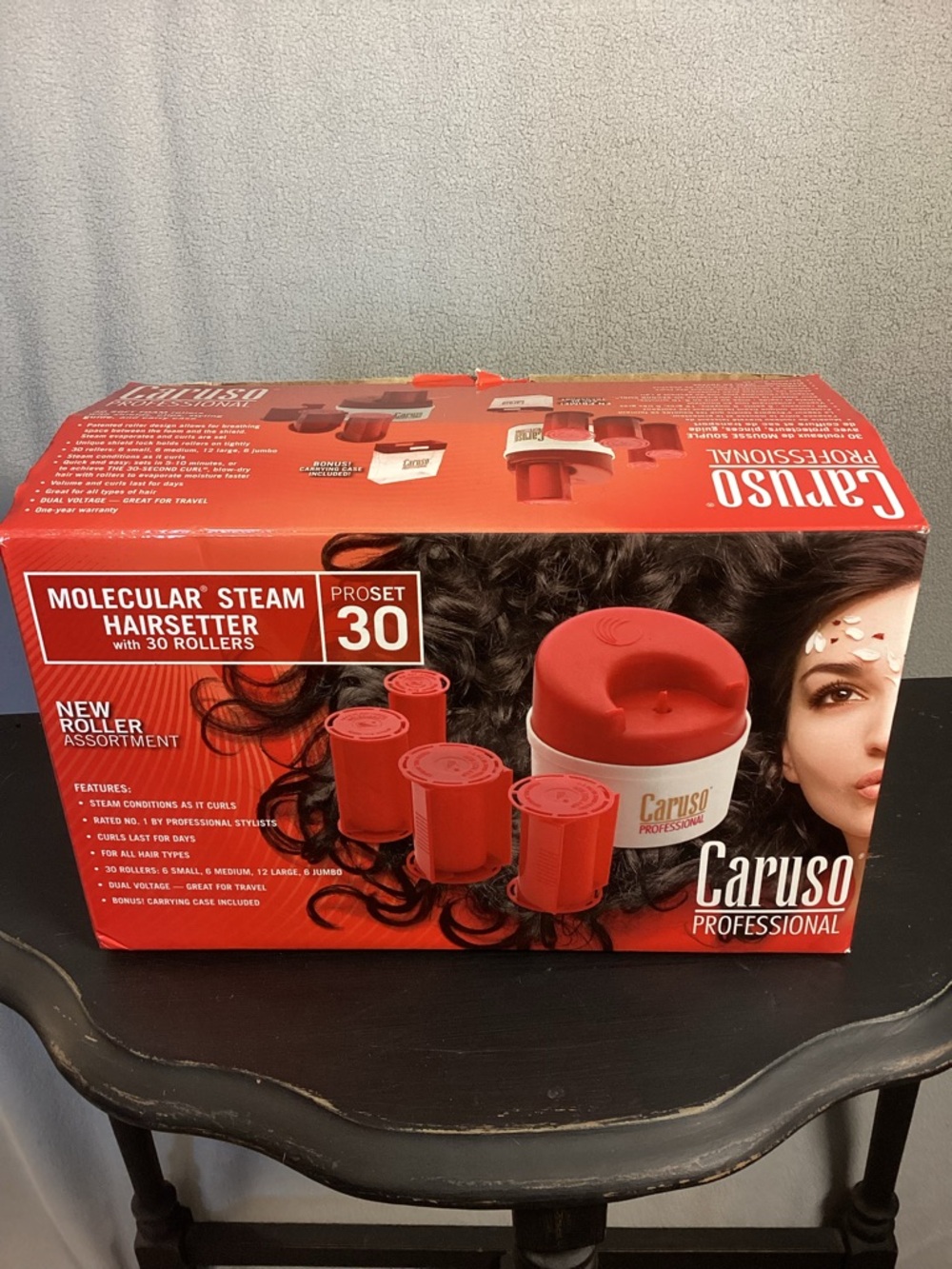 Caruso Pro Molecular Steam Hairsetter Proset 29 Rollers Multi Size Tested Works